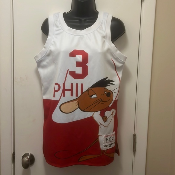 Headgear Classics Tops Speedy Gonzales Philadelphia 76ers Mens